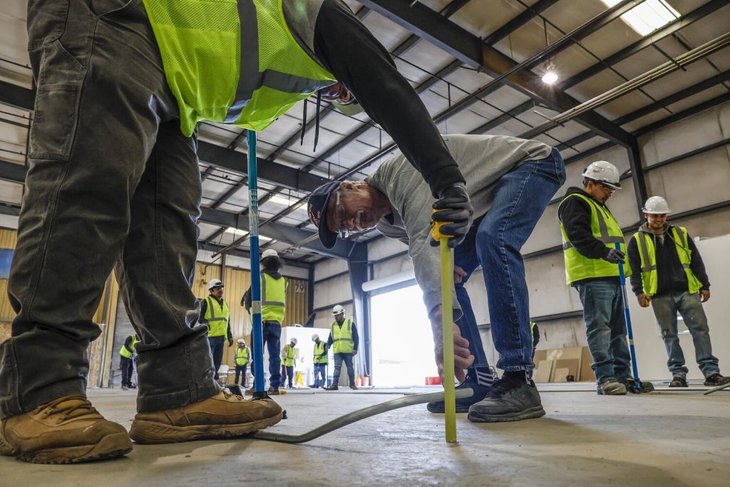 How the high-speed rail trains workers and provides thousands of jobs