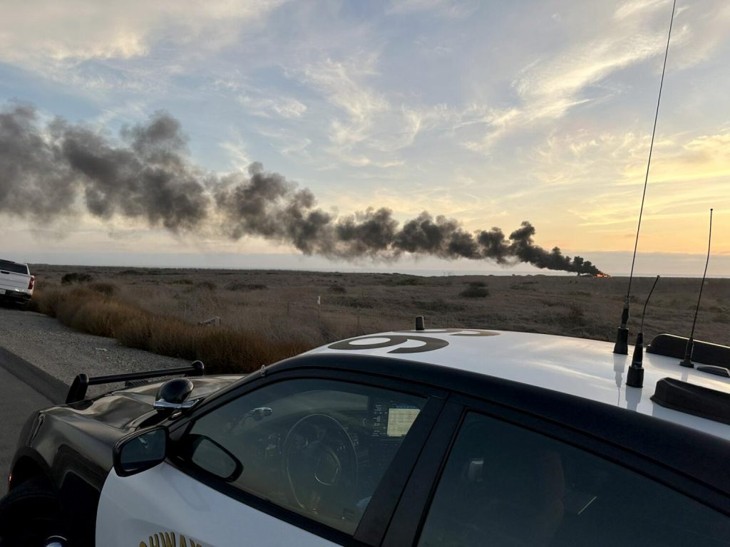 Helicopter catches fire, makes emergency landing at Camp Pendleton