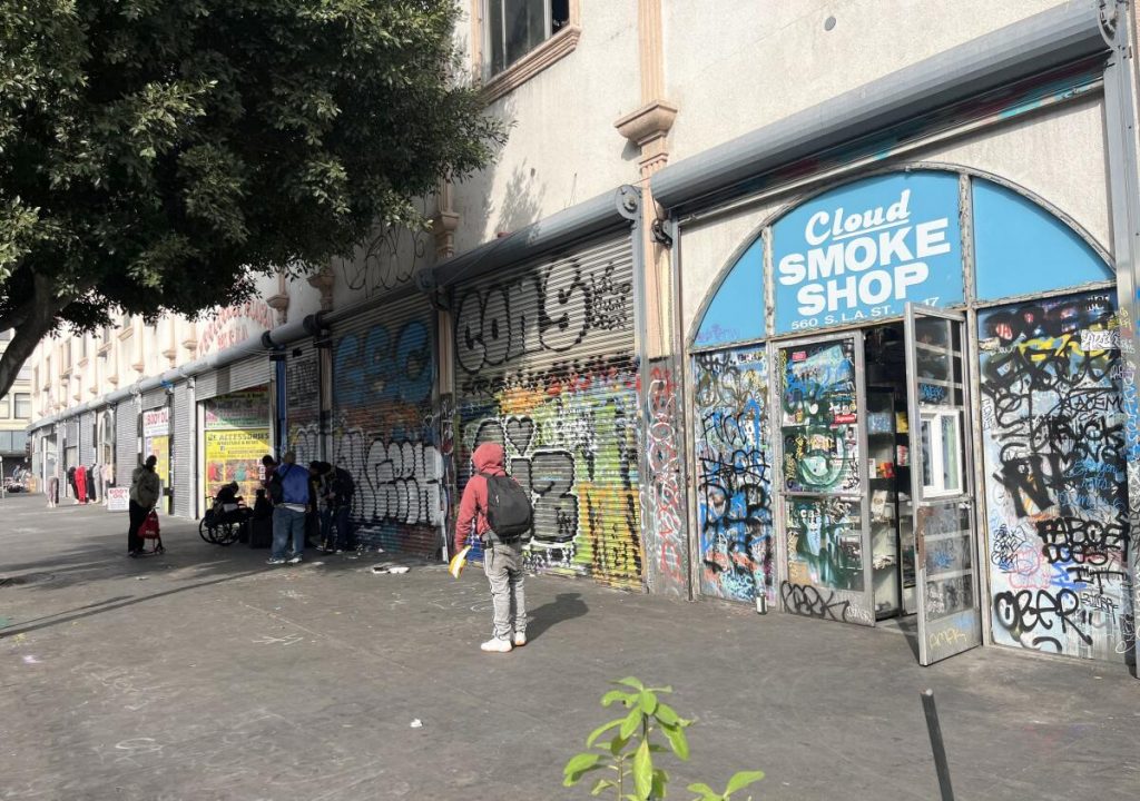 Two homeless men fatally shot near downtown L.A.’s Skid Row