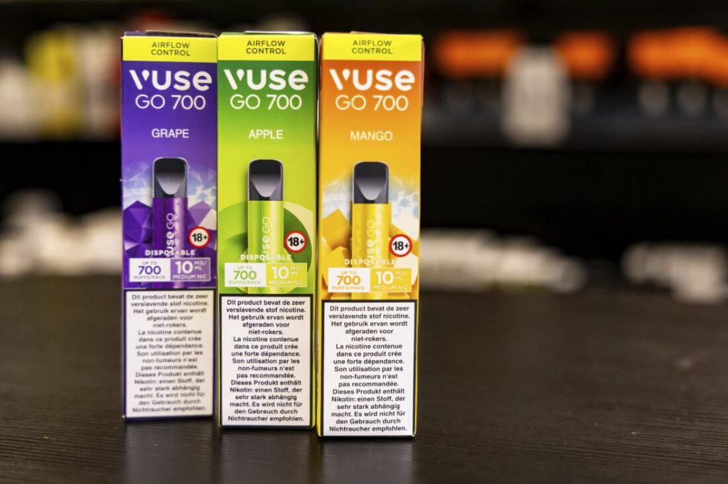 Belgium will ban sales of disposable e-cigarettes in a first for the EU : NPR