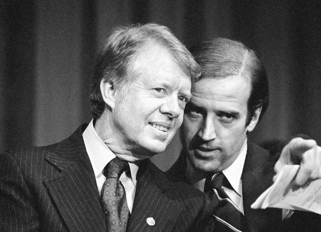 Jimmy Carter and Joe Biden, both political underdogs, had a 50-year friendship : NPR