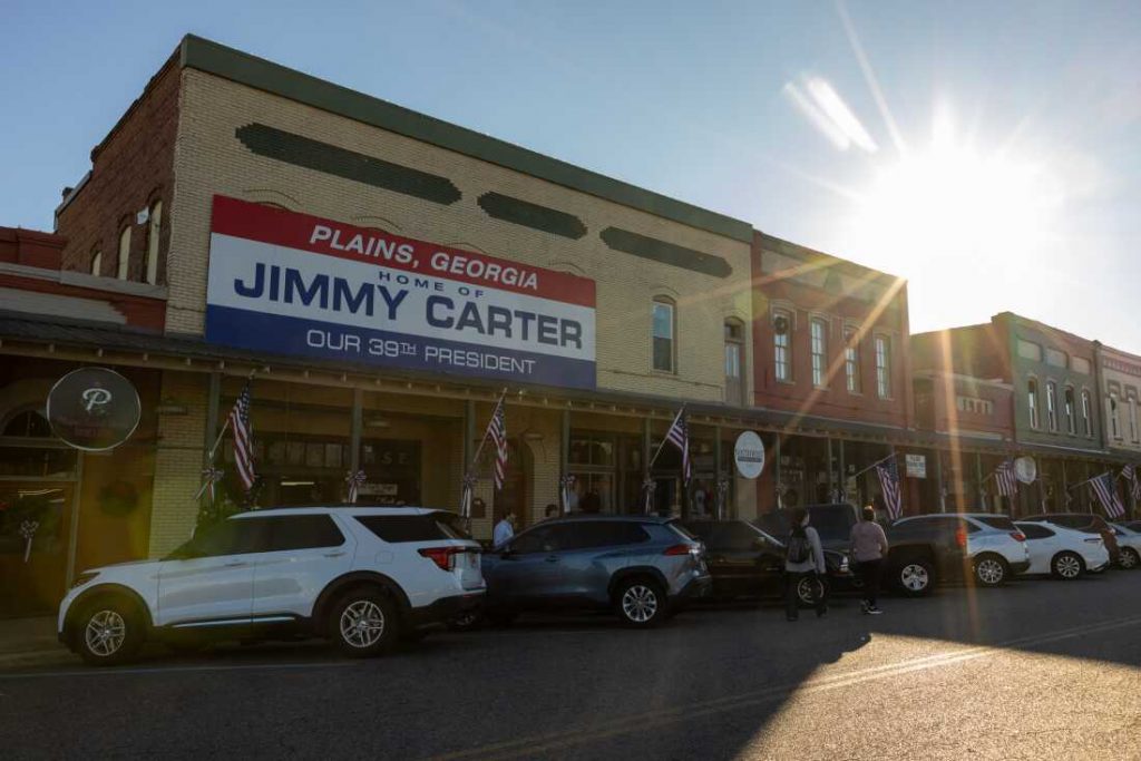 People remember Jimmy Carter in his hometown of Plains : NPR
