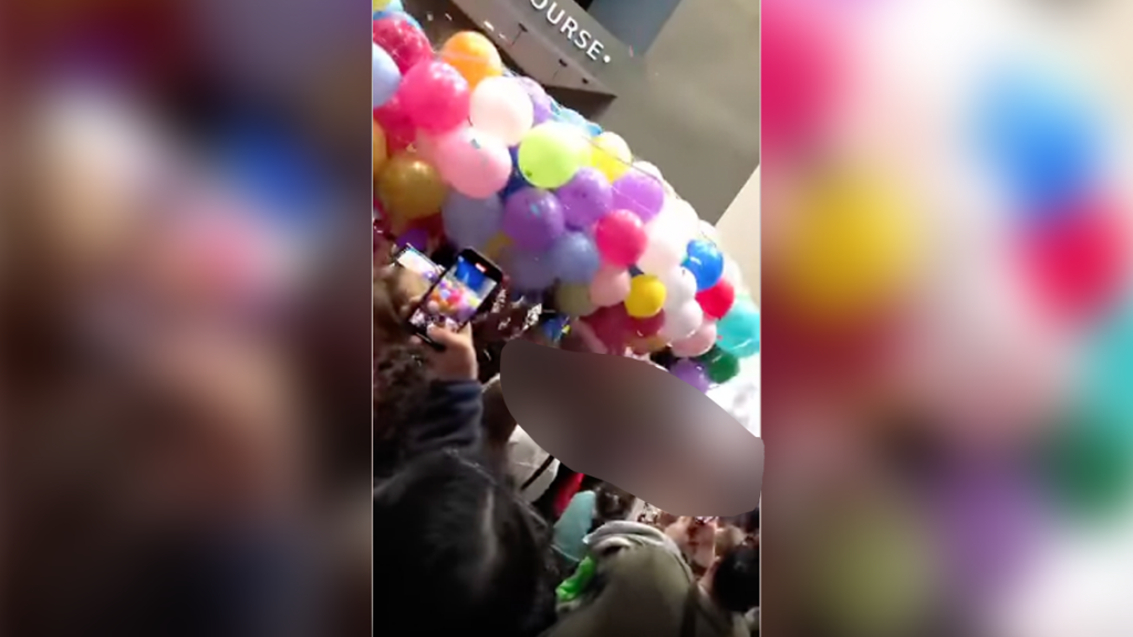 Lego display collapses onto crowd at kid-friendly NYE balloon drop