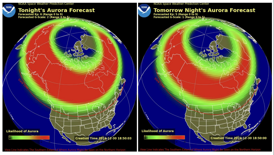 Credit: Space Weather Prediction Center