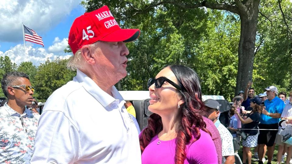 &lt;p&gt;Former president Donald Trump moved to hire his racist firebrand pal Laura Loomer&#x002014;a far-right, Islamophobic 9/11 conspiracist who earlier this month was paid to say she eats dog food&#x002014;but one of his top advisers swooped in and blocked the hire, according to a report in Axios.&lt;/p&gt; / Laura Loomer/X