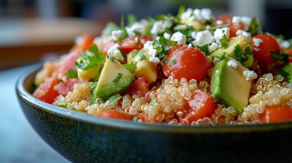 It’s inspired by the Mediterranean diet, known for reducing dementia risk,” he said of the quinoa bowl. SashaMagic – stock.adobe.com