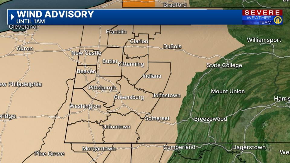 Wind Advisory 12/29/24