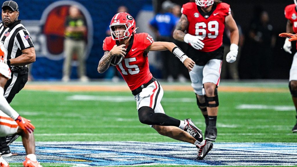 Georgia quarterback Carson Beck declares for NFL Draft after undergoing elbow surgery