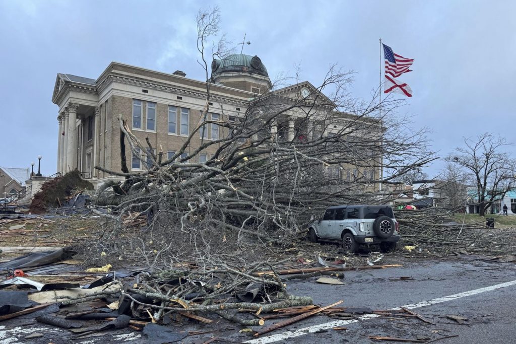 Storms across the southern U.S. spawn tornadoes, kill at least 4