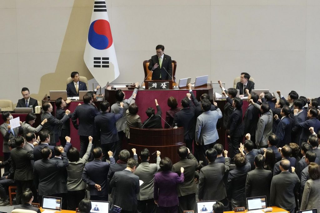 After South Korean president's impeachment, acting president suffers same fate