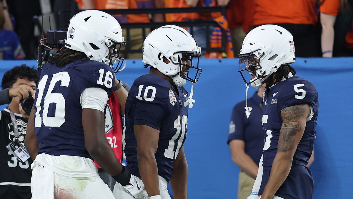 Penn State celebrating