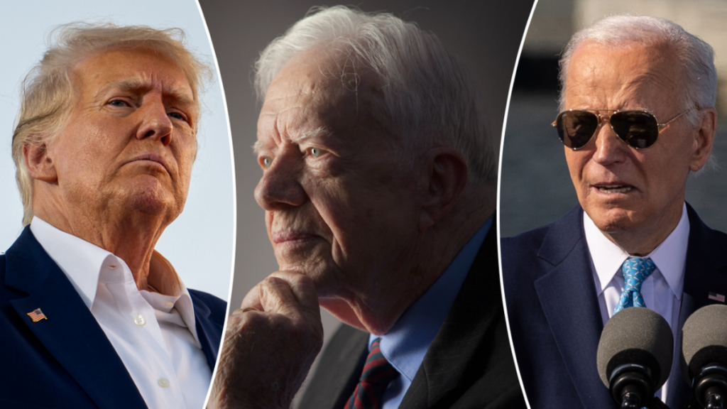 President Biden commends Jimmy Carter’s decency, takes jab at Trump
