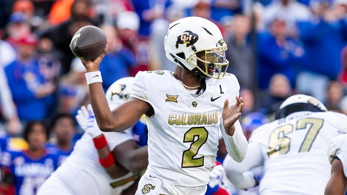 Sheduer throwing against Kansas