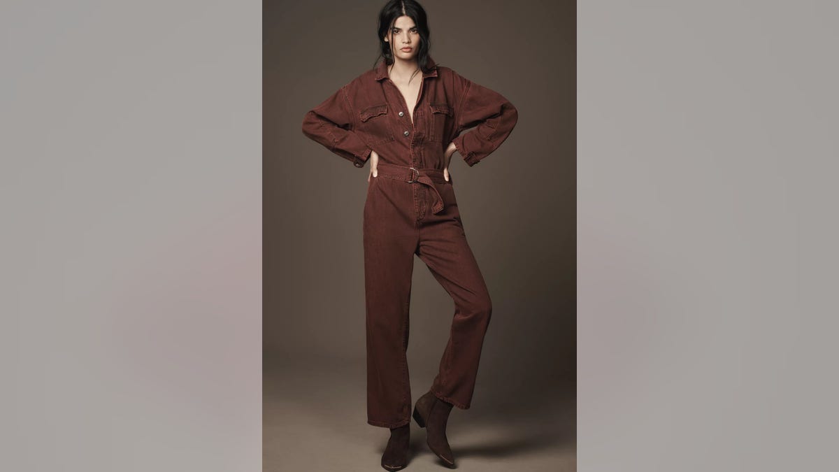 Jumpsuits are back in style this winter.