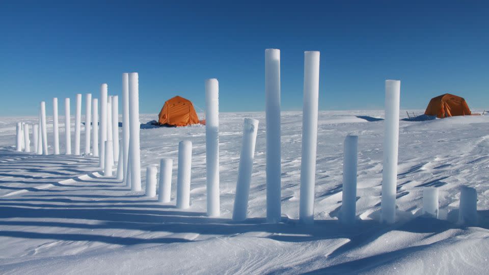 The examination of ice cores in Greenland provided clues about the &quot;mystery volcano&quot; that erupted in 1831. - Michael Sigl