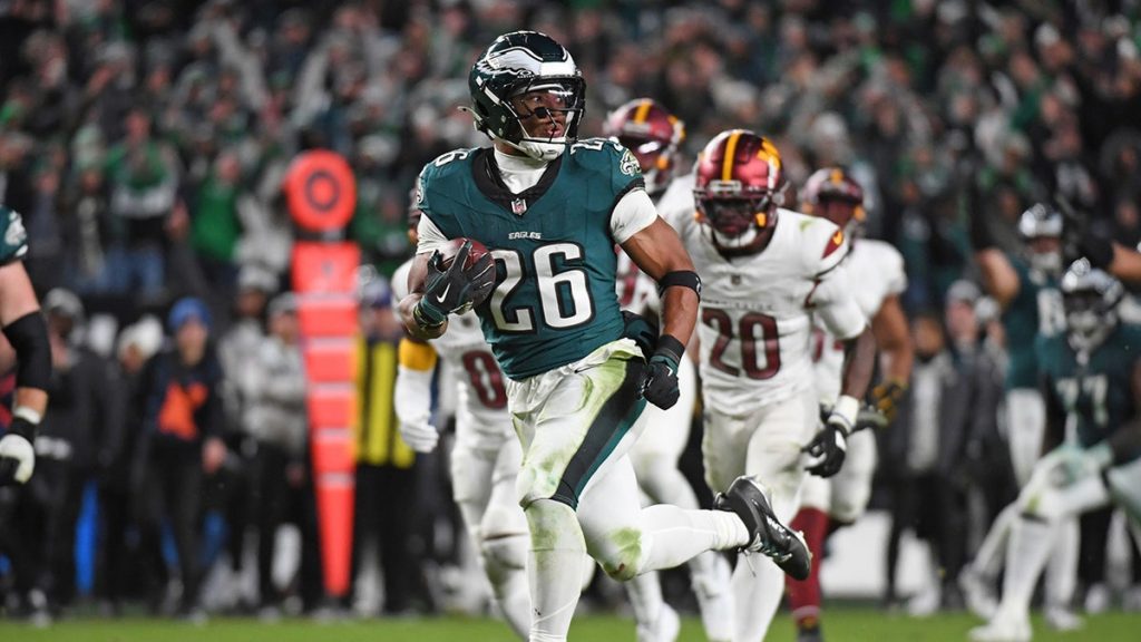 Saquon Barkley reacts to Eagles sitting him with record on the line