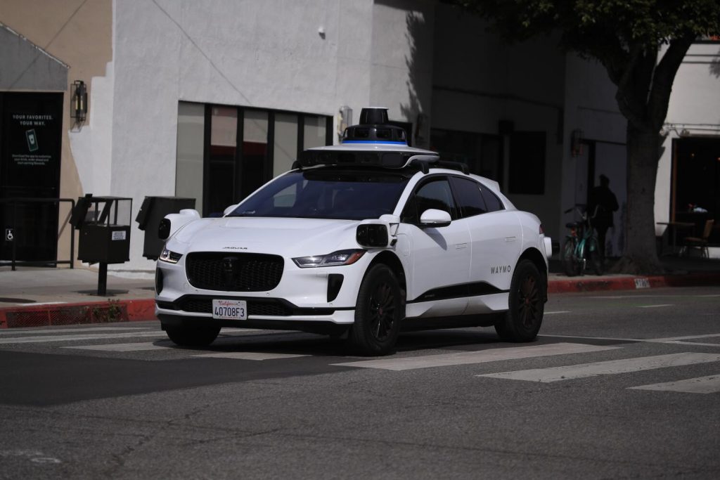 Man who tried to take over self-driving taxi taken into custody in downtown L.A., police say