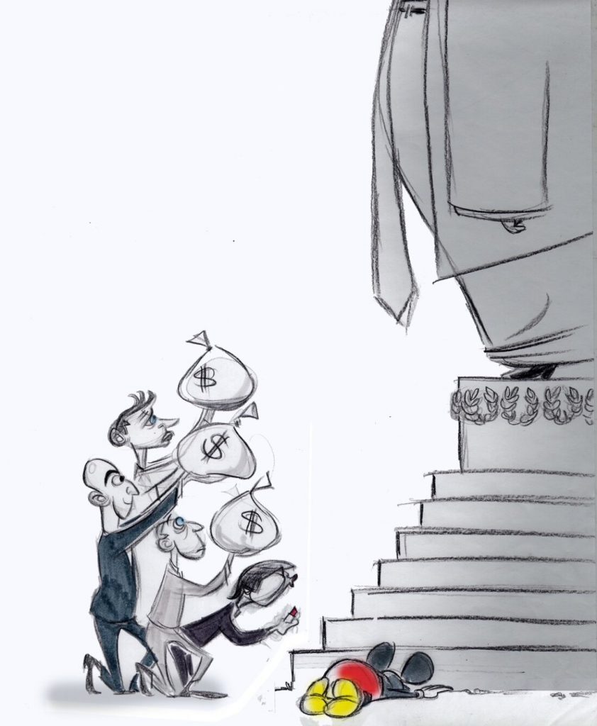 Cartoonist quits ‘Washington Post’ after Bezos sketch killed : NPR