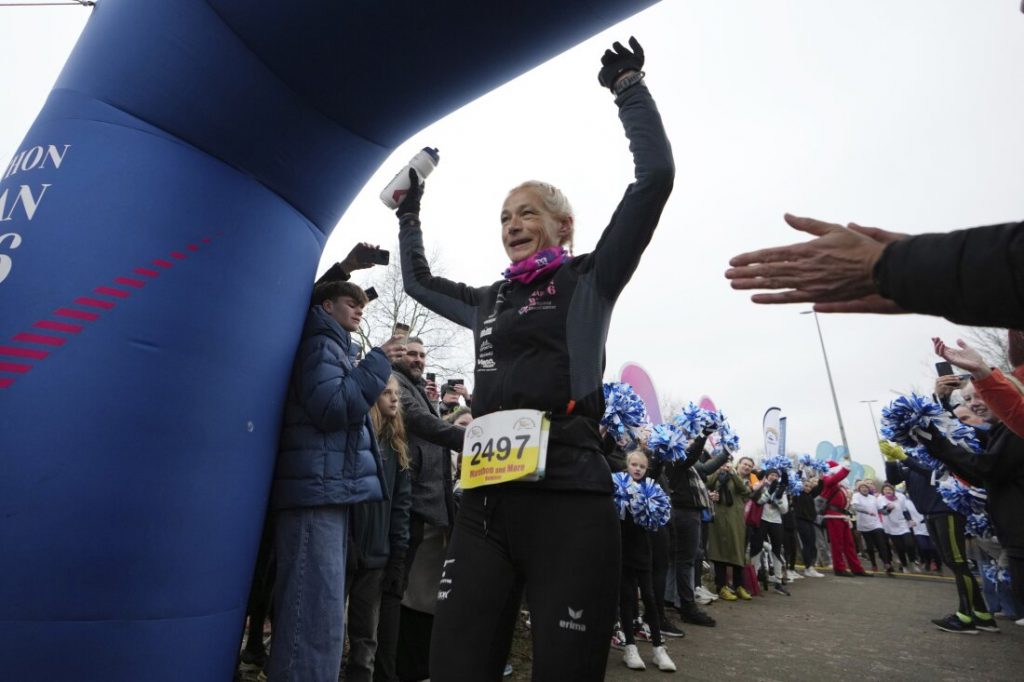Chasing Guinness World Record, 55-year-old woman ran marathon every day in 2024 : NPR