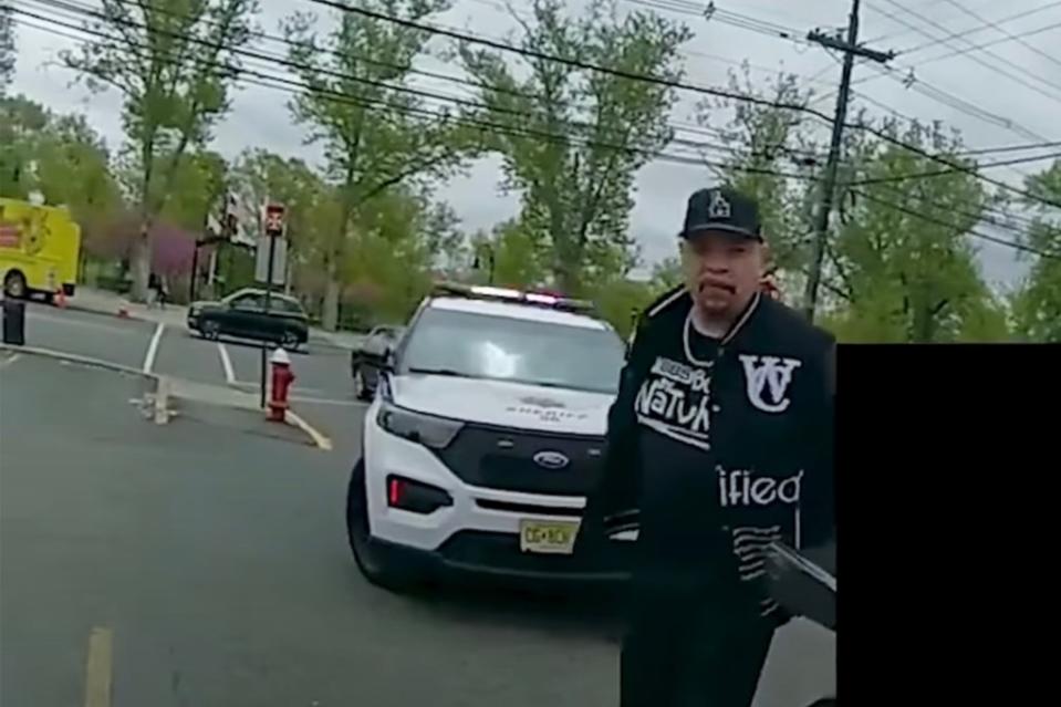 At one point, Ice-T got out of his car and approached the officer. Unspoken Crime Murders/YouTube