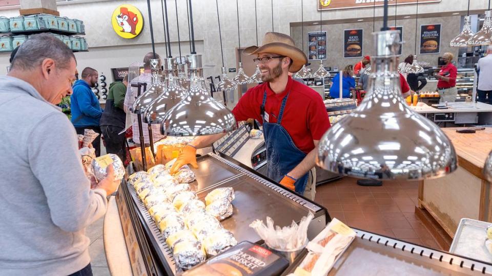 Sliced brisket sandwiches are a popular item at Buc-ee&#x002019;s in Florence, SC. Buc-ee&#x002019;s is the world&#x002019;s largest convenience store, a Texas-born phenomenon with a cult-like following.