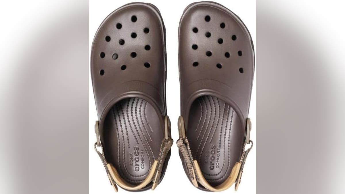 Keep your feet comfy in these all-terrain Crocs. 