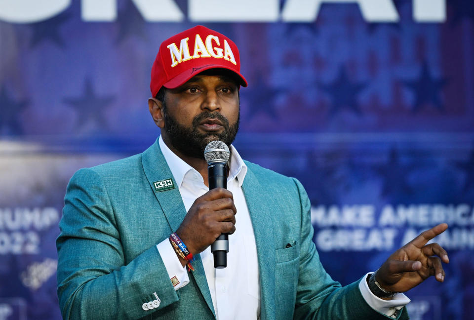 Team Trump launches the Team Trump Bus Tour in North Carolina (Peter Zay / Anadolu via Getty Images file)