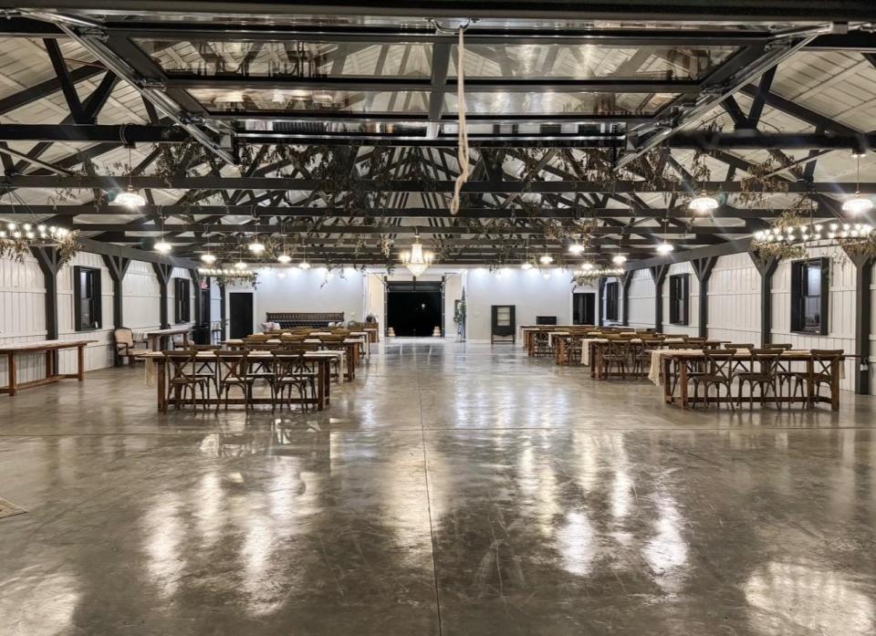 An interior view at The Pines, a new wedding and events venue at 3537 Pine Hill Rd. in Corning.