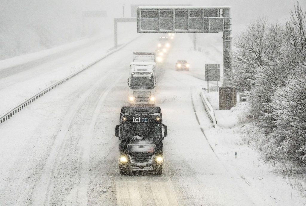 Heavy snow brings widespread disruption across the U.K. and Germany