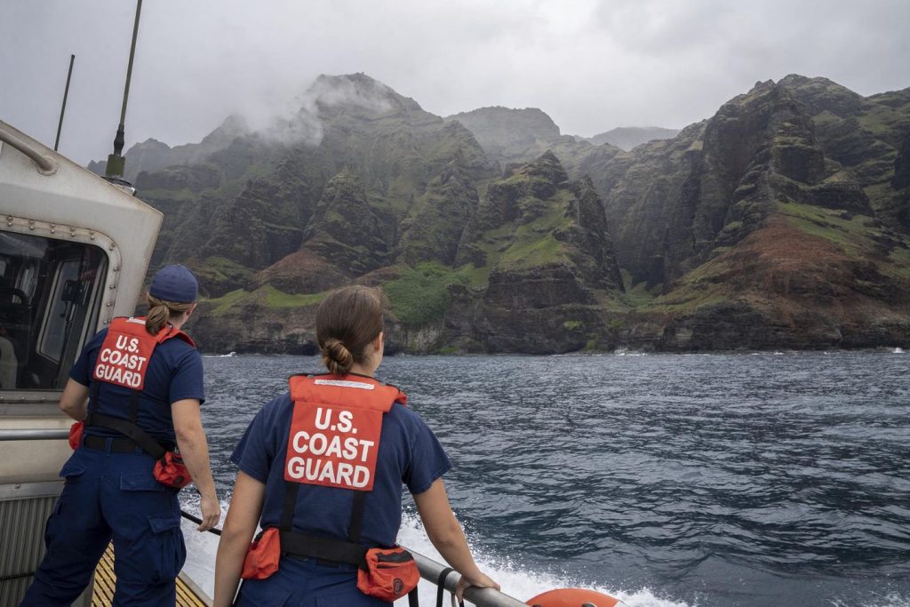 Coast Guard rescues 5 people, including a child, from waters off the coast of Puerto Rico