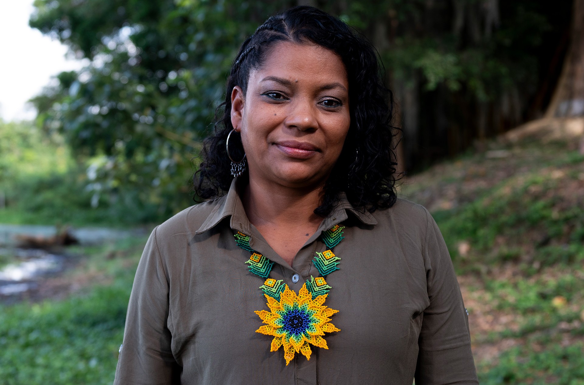 Maria Omaira Rendon Rayo, a leader in the community around Laguna de Sonso, says birdwatching tourism has helped conserve the wetland and support families in the region.