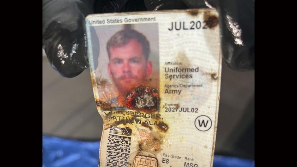 Soldier who died in Las Vegas truck explosion left note saying it was stunt to serve as wakeup call