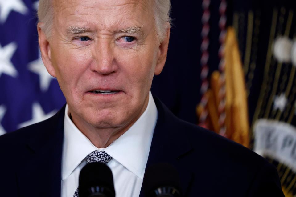 President Joe Biden speaks during a ceremony to award the Presidential Citizens Medal in the East Room of the White House on January 02, 2025 in Washington, DC.