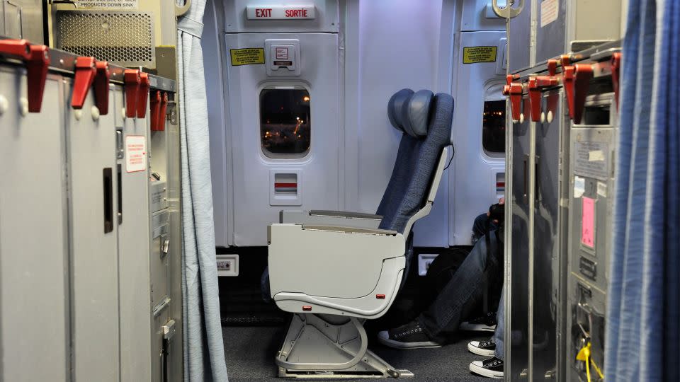 Sitting within five rows of an emergency exit improves your chances of surviving a &quot;survivable&quot; crash, says research. - Aviation-images.com/Universal Images Group/Getty Images