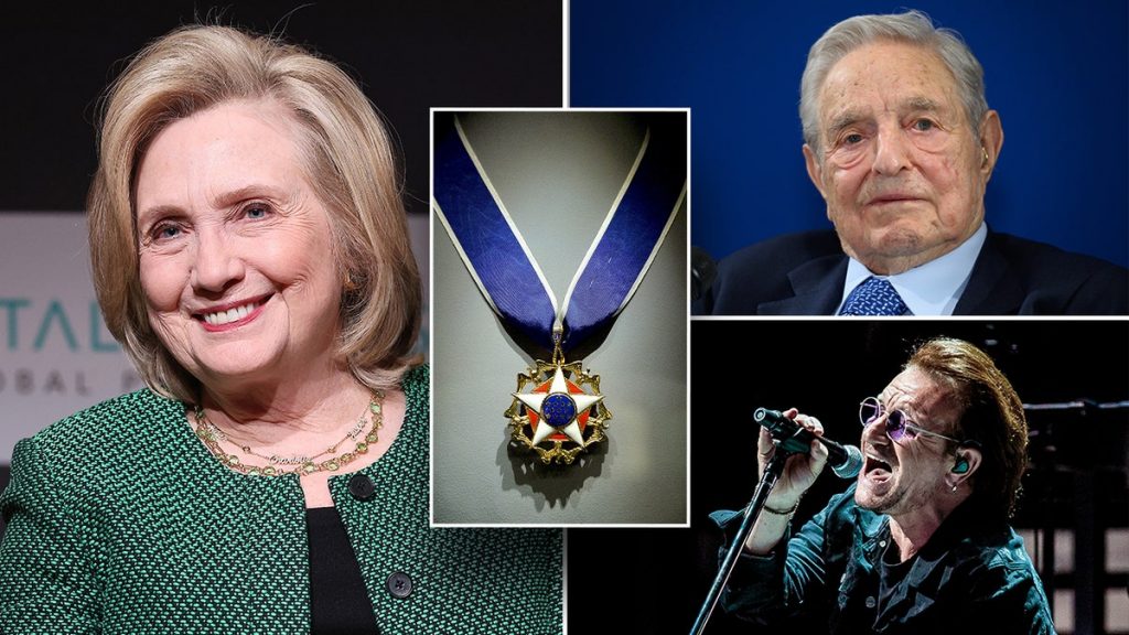 Online outrage as Biden set to award Hillary Clinton, George Soros with Presidential Medal of Freedom