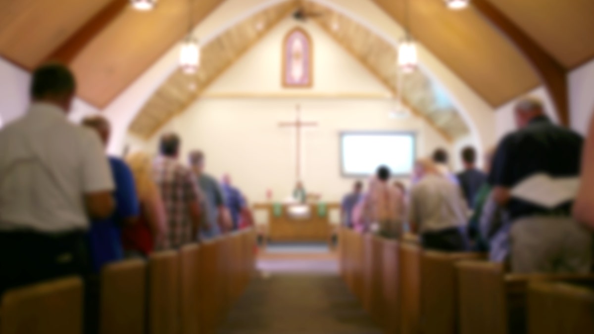 Church interior worship