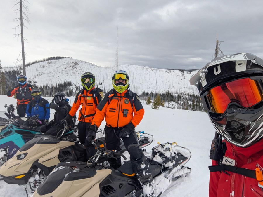 SAR team members pose for photo.