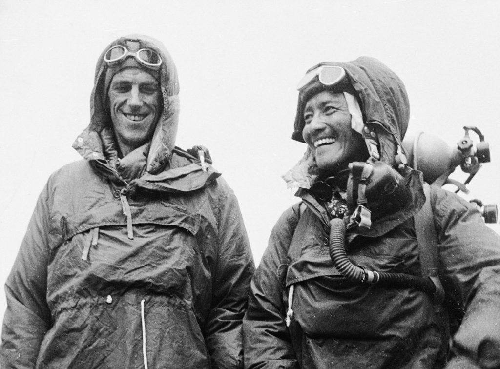 May 29, Hillary and Norgay first to summit Mount Everest