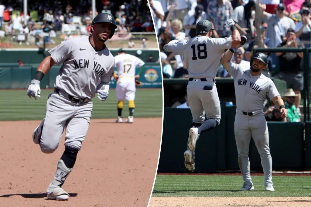Oswald Peraza belts homer with future roster spot in doubt