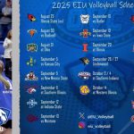 Eastern Illinois University women’s volleyball schedule released