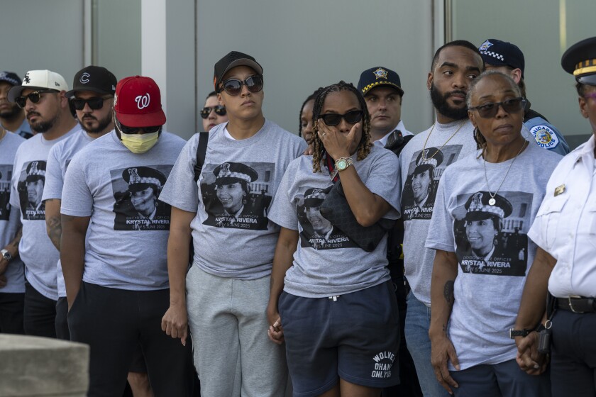 Fallen CPD Officer Krystal Rivera honored at prayer vigil in Gresham